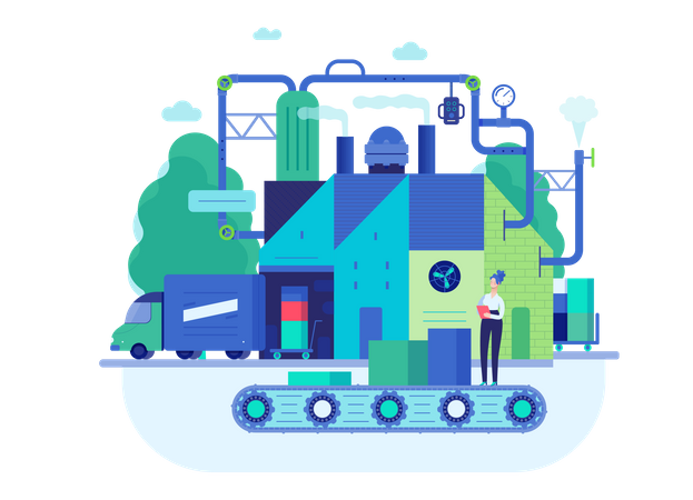 Production management  イラスト