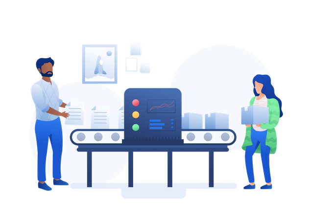 Production Management  イラスト