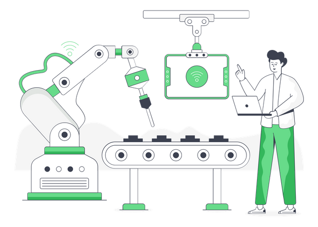 Production Monitoring  Illustration