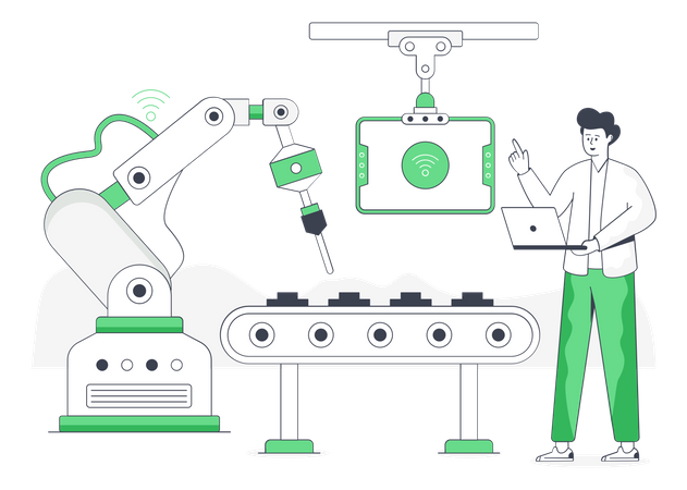 Production Monitoring  イラスト