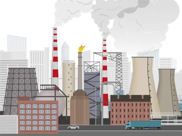 Production plant  Illustration