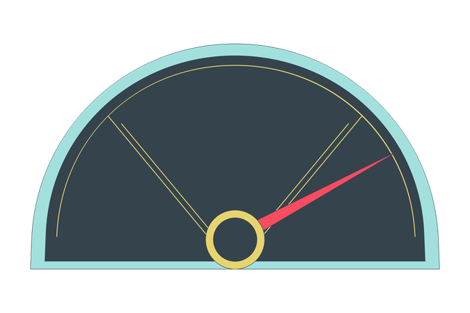 Productivity speed scale  Illustration