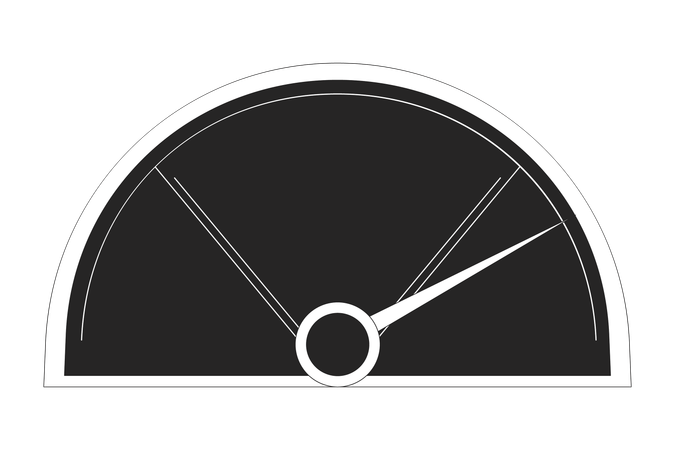 Productivity speed scale  Illustration