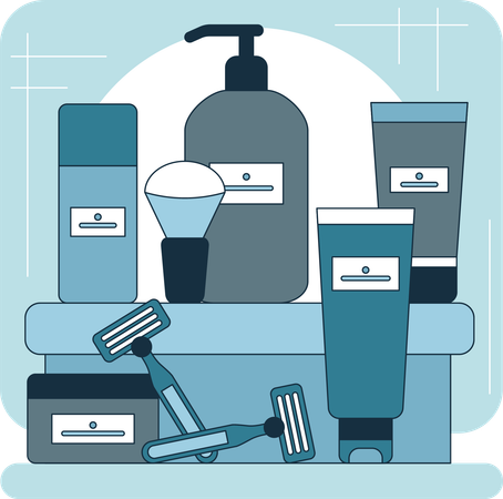 Produit cosmétique  Illustration