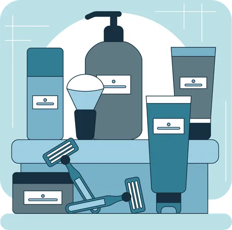 Produit cosmétique  Illustration