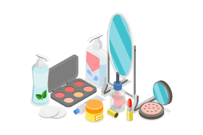 Produits cosmétiques  Illustration