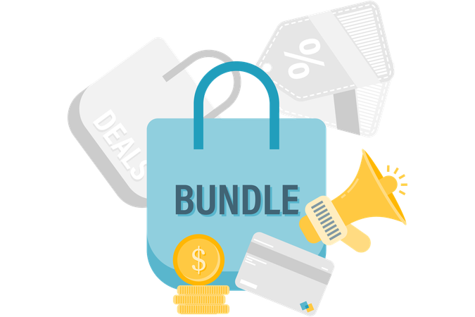 Produkt-Bundle-Angebot  Illustration