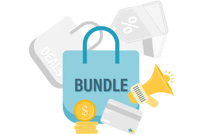 Produkt-Bundle-Angebot  Illustration