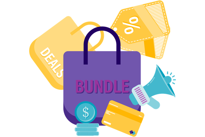 Produkt-Bundle-Angebot  Illustration