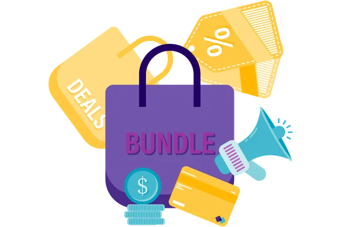 Produkt-Bundle-Angebot  Illustration