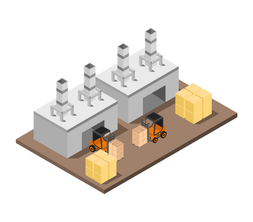 Produktionsstelle  Illustration