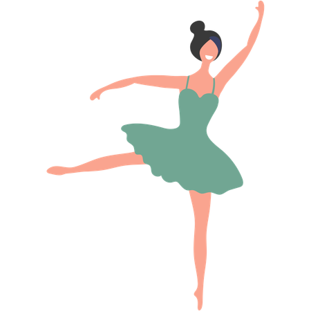 Professional ballet dancer  Illustration