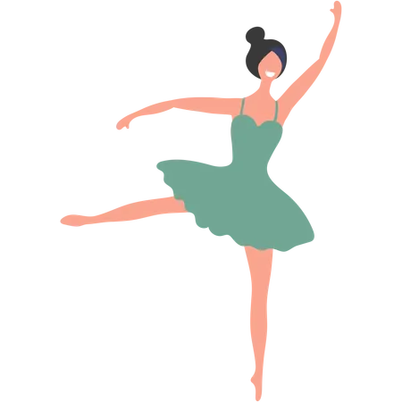 Professional ballet dancer  Illustration
