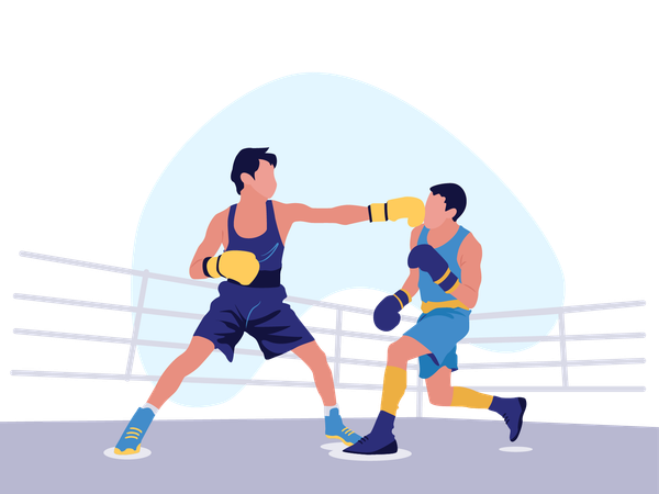 Professional boxing Competition  Illustration