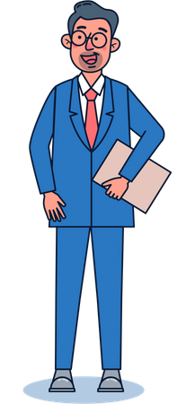 Professional Businessman  Illustration