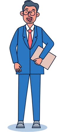 Professional Businessman  Illustration