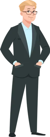 Professional Businessman  Illustration