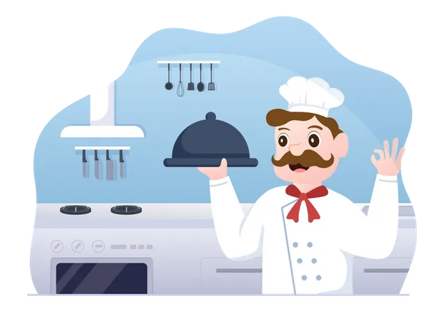 Professional Chef  Illustration