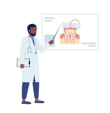 Professional dentist  Illustration