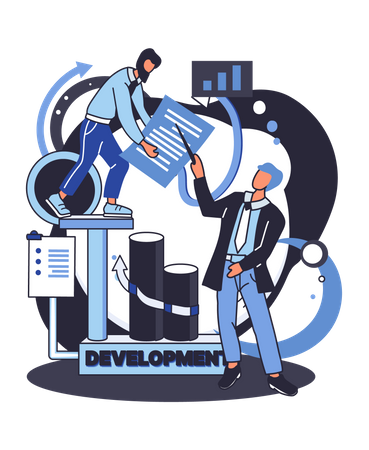 Professional development Illustration