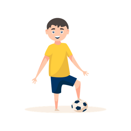 Professional footballer  Illustration