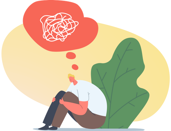 Professional Psychological Help  Illustration