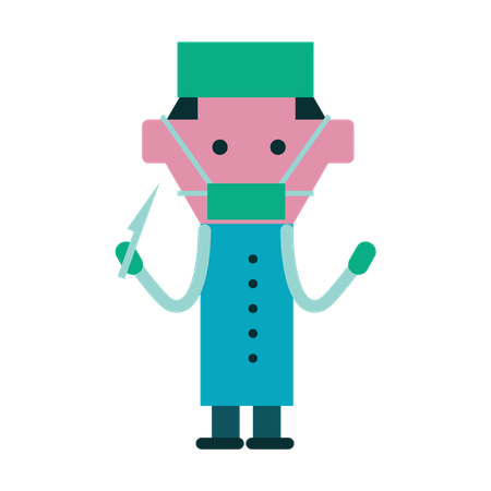 Professional Surgeon  Illustration