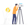 illustration for professional videographer