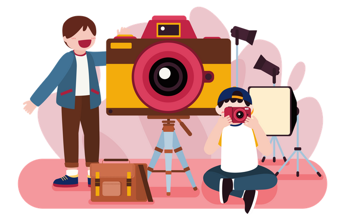 Professionelle Fotografen  Illustration