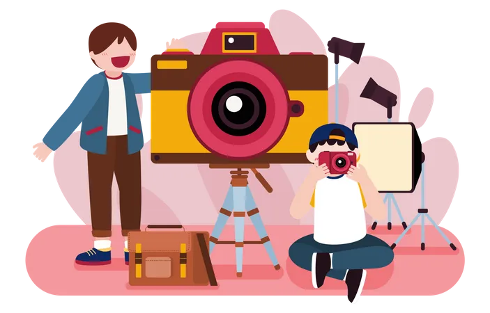 Professionelle Fotografen  Illustration