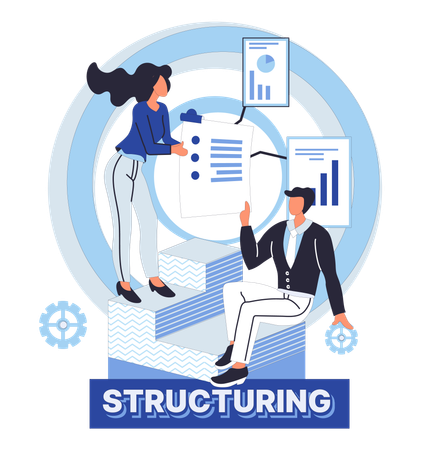 Professionelle Interaktion entscheidend für den Erfolg jedes Workflows  Illustration