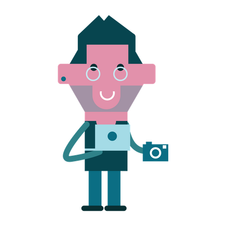 Professioneller Fotograf  Illustration