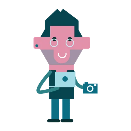 Professioneller Fotograf  Illustration