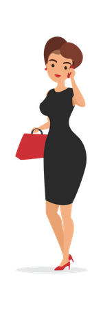 Femme d'affaires professionnelle  Illustration