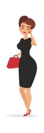 Femme d'affaires professionnelle  Illustration