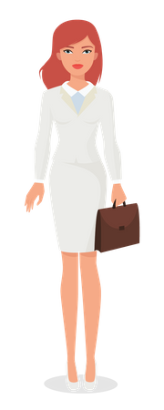 Femme d'affaires professionnelle  Illustration