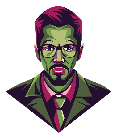 Professor Avatar  Illustration