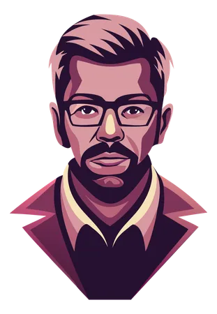 Professor masculino  Ilustração