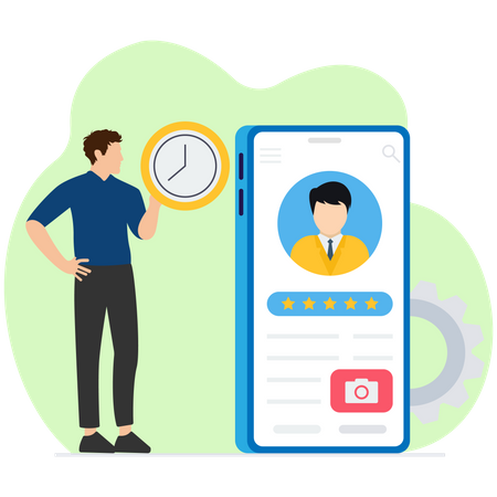 Profil de l'utilisateur  Illustration