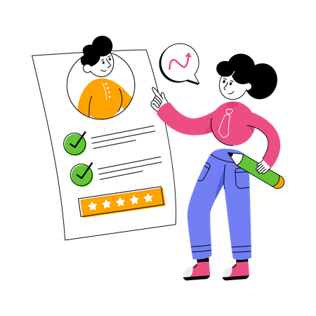 Profil du candidat  Illustration