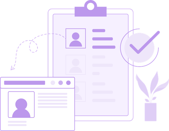 Profil utilisateur et données  Illustration