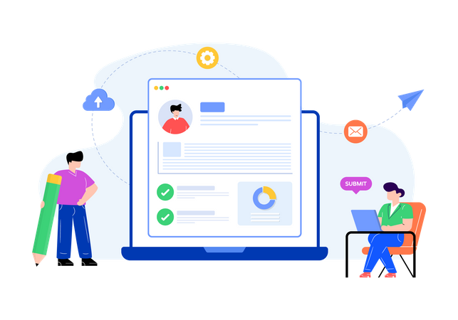 Profile Management  Illustration