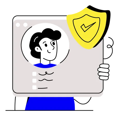Profile Security Illustration