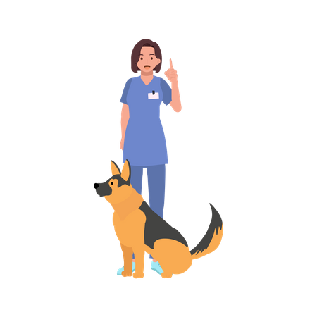 Profissão veterinária  Ilustração