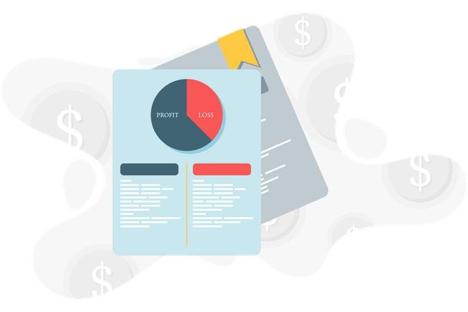 Profit And Loss Report  Illustration