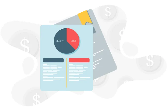 Profit And Loss Report  Illustration