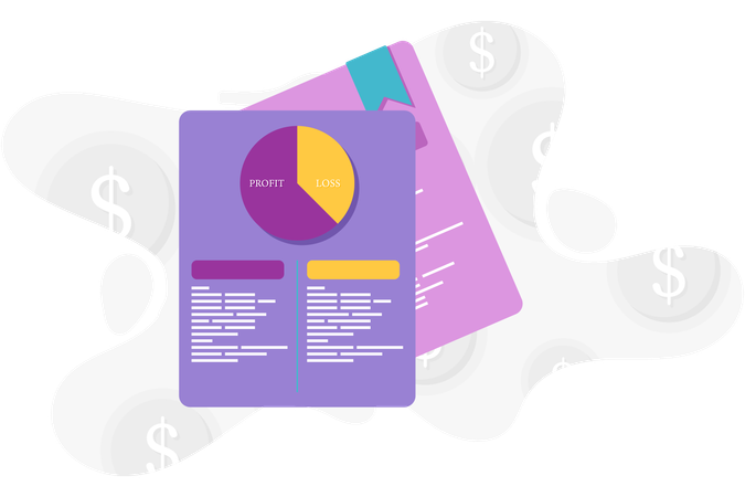 Profit And Loss Report  Illustration