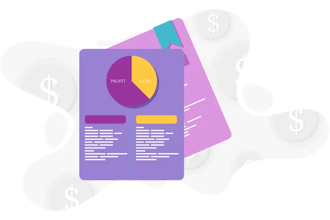 Profit And Loss Report  Illustration