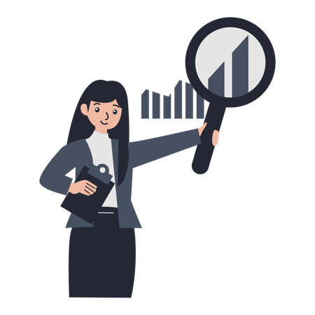 Profit growth data analysis  Illustration