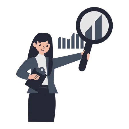 Profit growth data analysis  Illustration